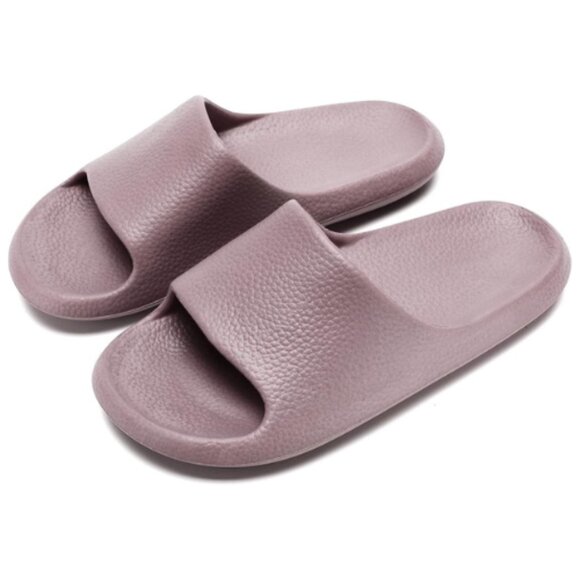 Unisex Slides Women / Men Quick Drying Shower Slippers, Waterproof Cloud 40-41 - Picture 1 of 6